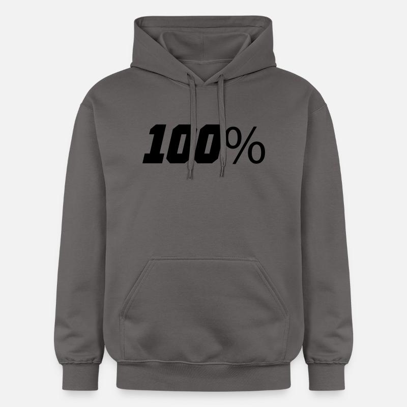 100 - Sweat à capuche Softstyle® Gildan Unisexe - gris foncé