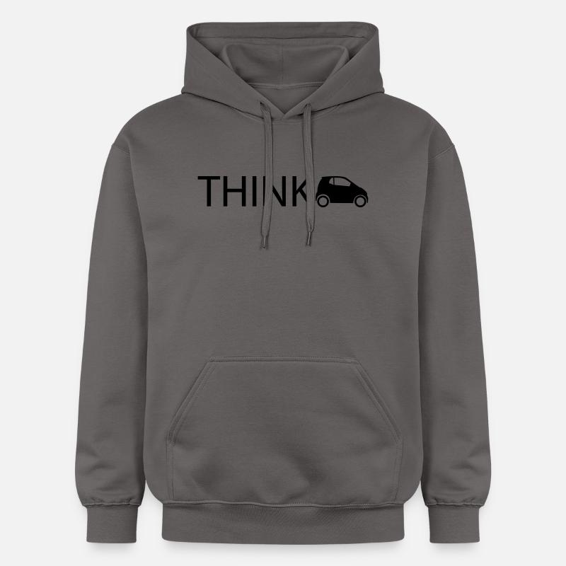 think smart - Gildan Unisex Softstyle® Midweight Hoodie - Dunkelgrau