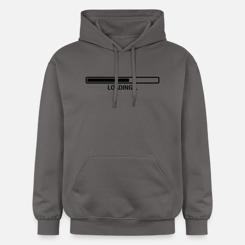 loading_bar_f1 - Gildan Unisex Softstyle® Midweight Hoodie - Dunkelgrau