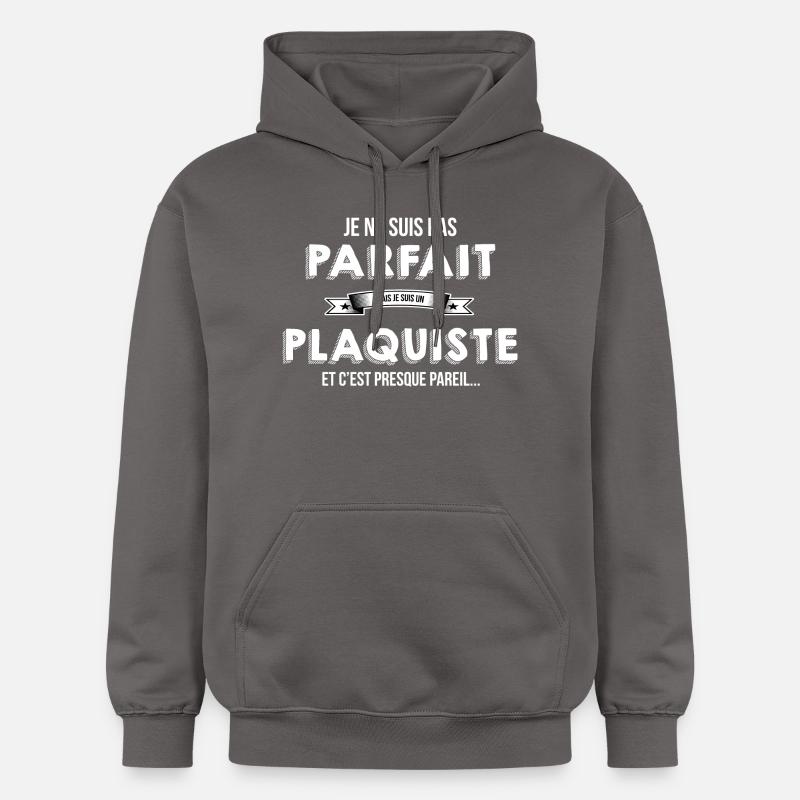 Plaquiste - Sweat à capuche Softstyle® Gildan Unisexe - gris foncé