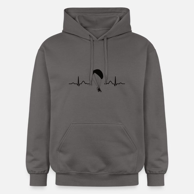 Parapente motorisé Paramoteur Paramoteur - Sweat à capuche Softstyle® Gildan Unisexe - gris foncé