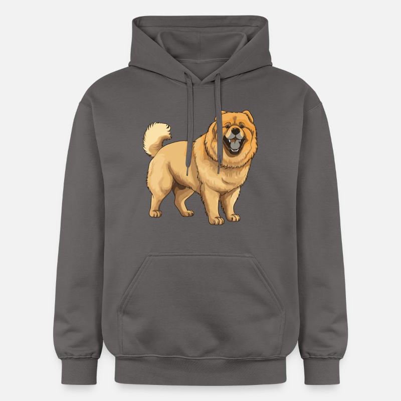 Chow Chow Chien - Sweat à capuche Softstyle® Gildan Unisexe - gris foncé