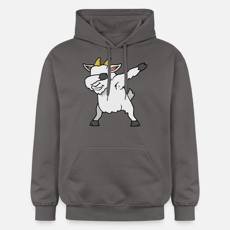 Dabbing Dab chèvre chèvre - Sweat à capuche Softstyle® Gildan Unisexe - gris foncé