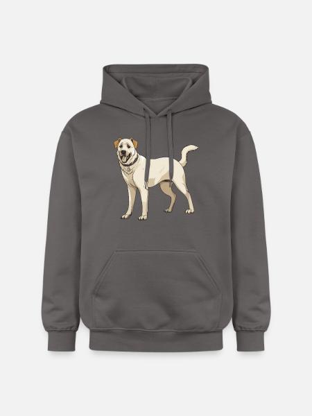 Kangal Dog - Gildan Unisex Softstyle® Midweight Hoodie - dark grey