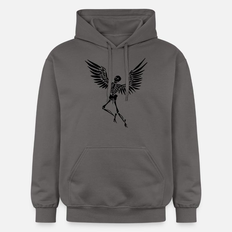 Squelette de vol - Sweat à capuche Softstyle® Gildan Unisexe - gris foncé