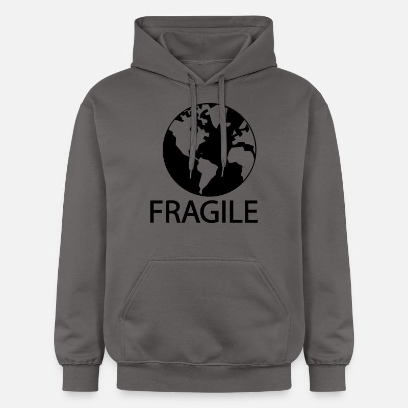 fragile - Sweat à capuche Softstyle® Gildan Unisexe - gris foncé