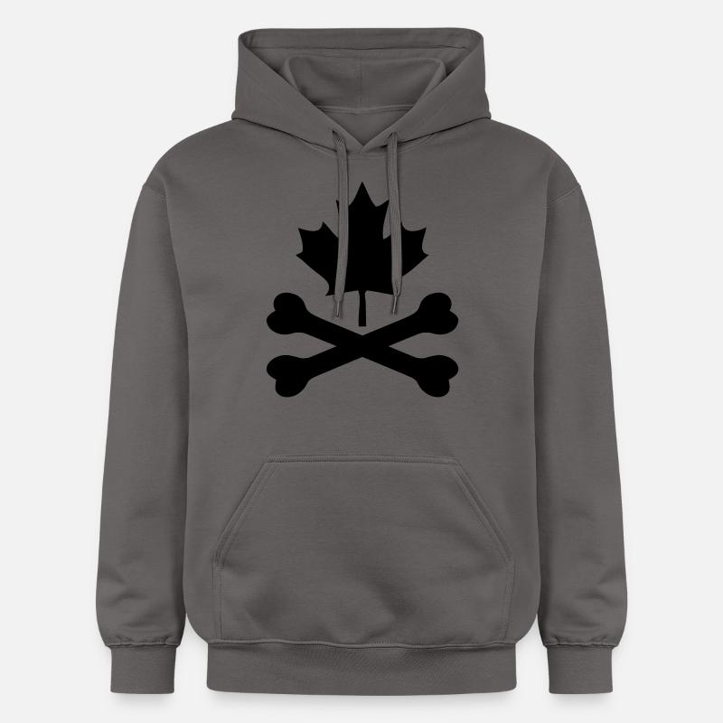 bad canada ahorn - Sweat à capuche Softstyle® Gildan Unisexe - gris foncé