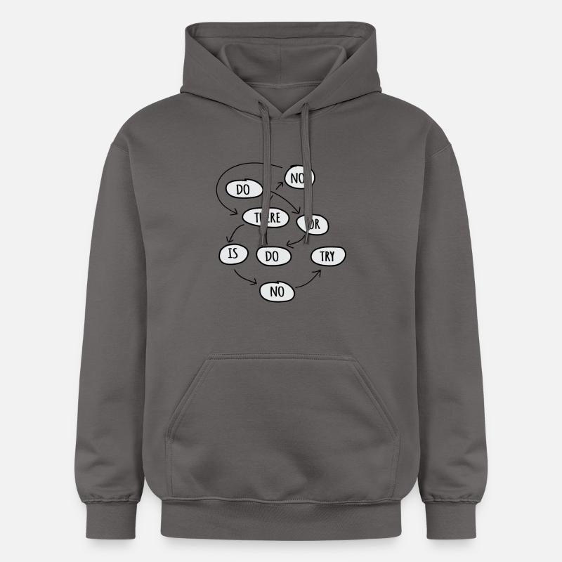 faire ou ne pas - Sweat à capuche Softstyle® Gildan Unisexe - gris foncé