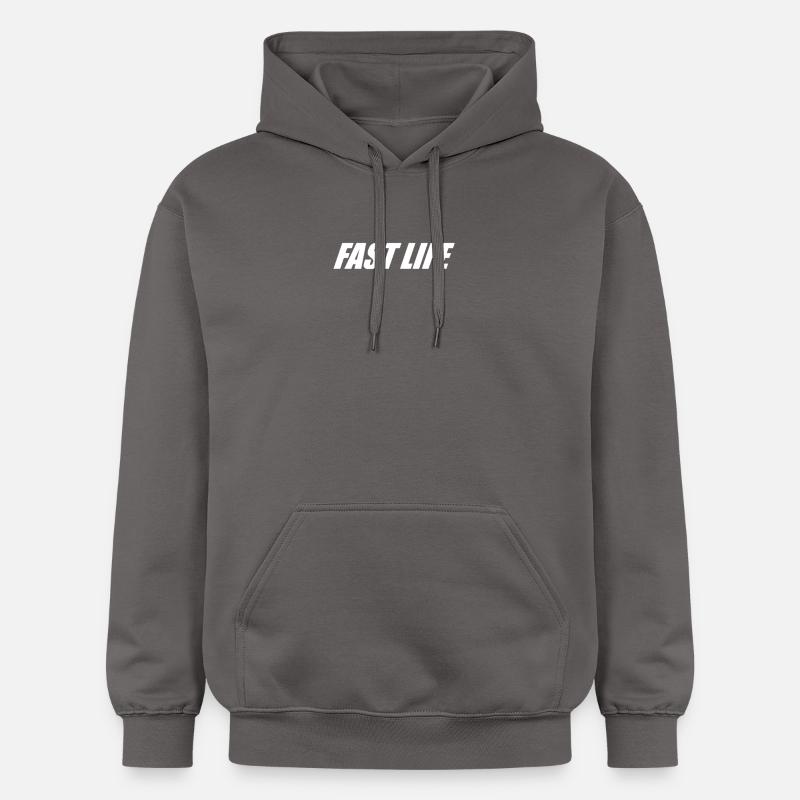 VIE RAPIDE - Sweat à capuche Softstyle® Gildan Unisexe - gris foncé