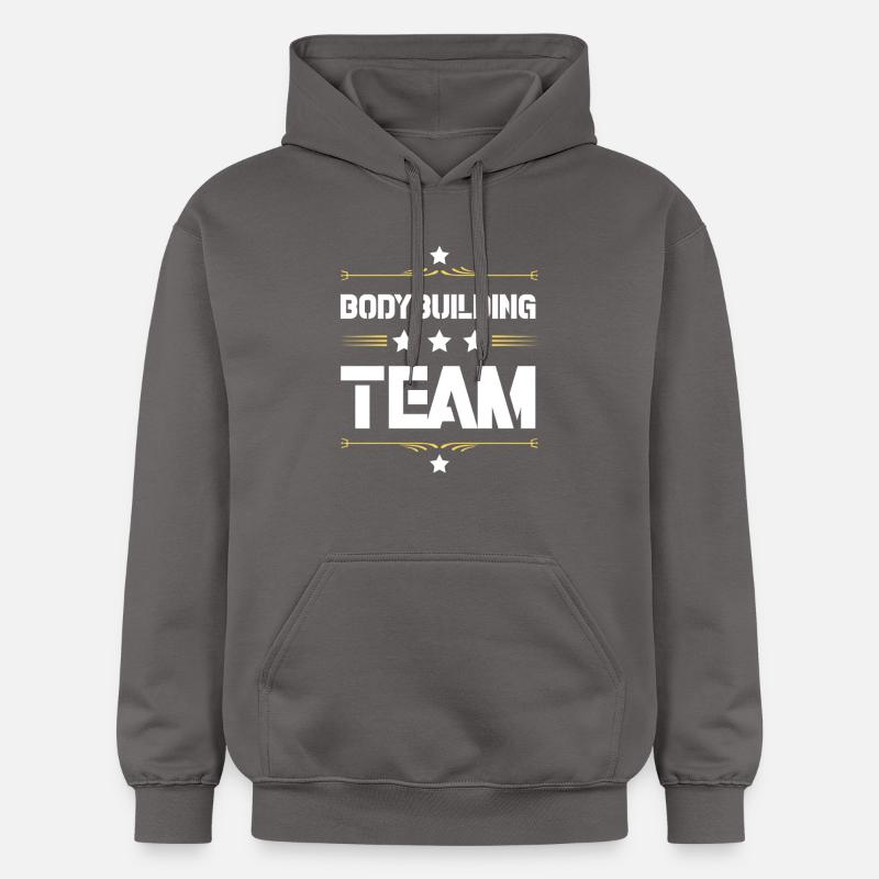 Équipe de musculation - Sweat à capuche Softstyle® Gildan Unisexe - gris foncé