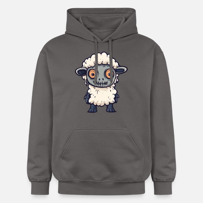 Mouton Halloween Zombie - Sweat à capuche Softstyle® Gildan Unisexe - gris foncé