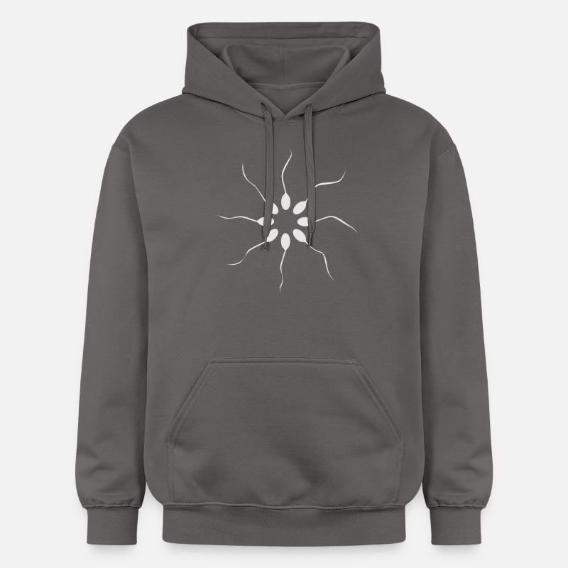 sperme - Sweat à capuche Softstyle® Gildan Unisexe - gris foncé