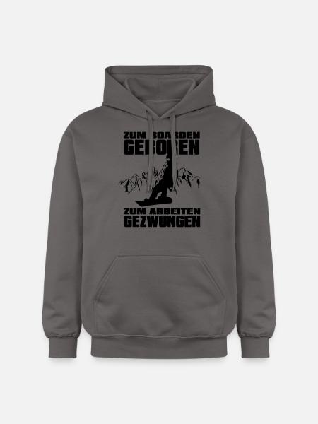 snowboard - Gildan Unisex Softstyle® Midweight Hoodie - Dunkelgrau