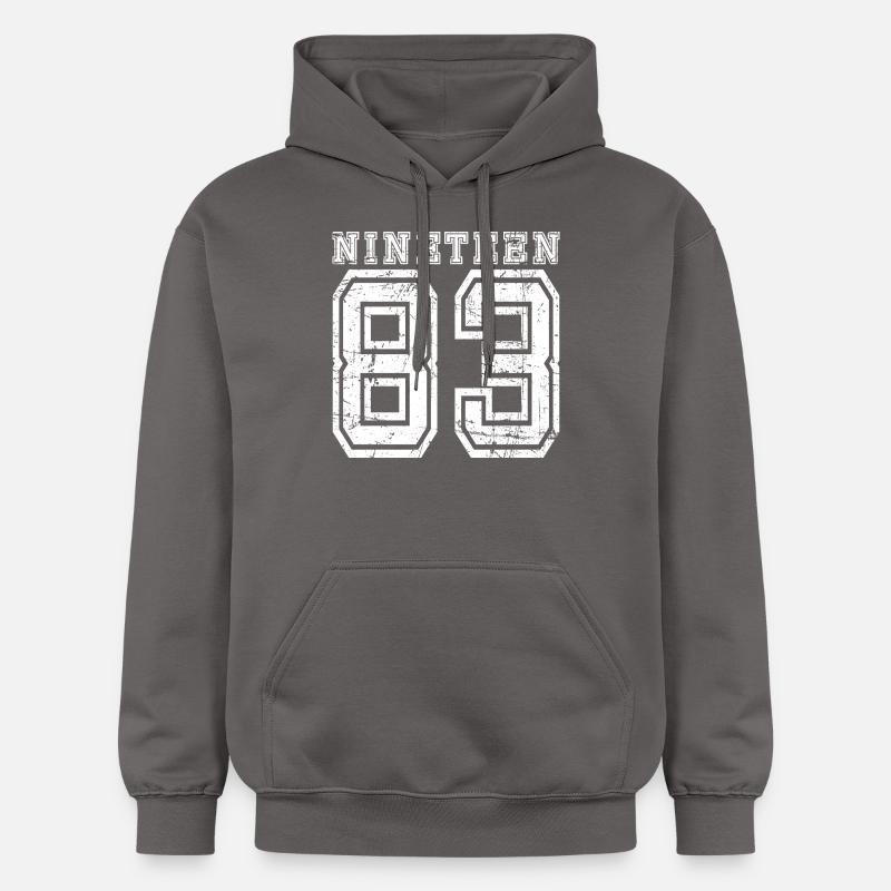 1983 NINETEEN - Sweat à capuche Softstyle® Gildan Unisexe - gris foncé