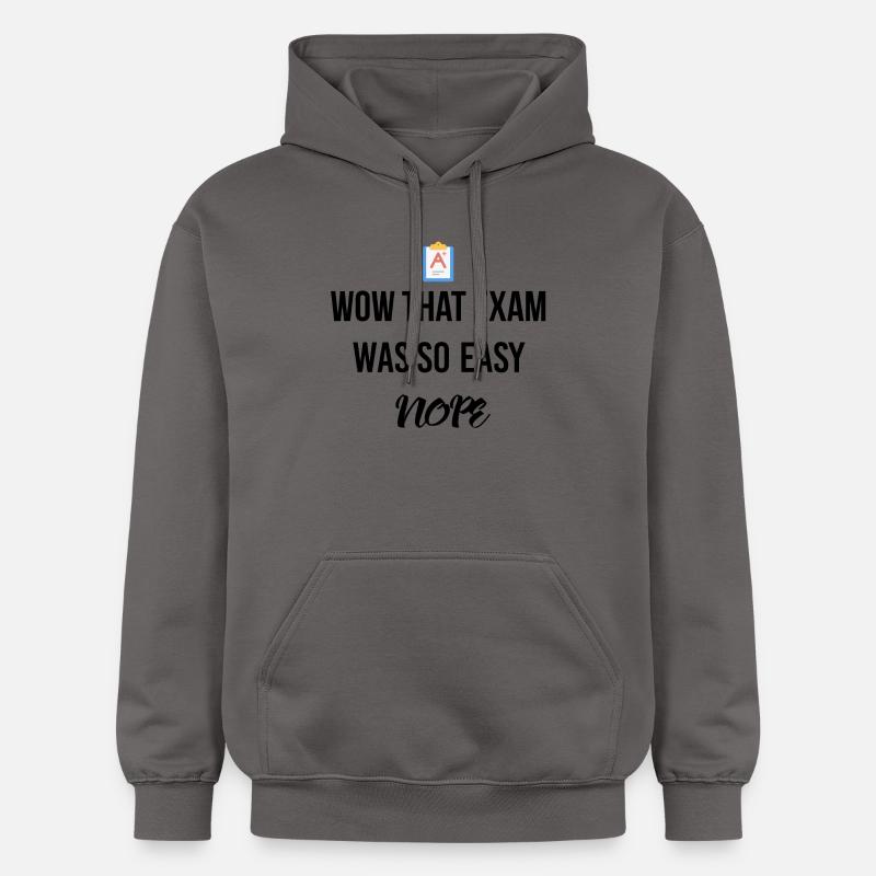 Cet examen était si facile - Sweat à capuche Softstyle® Gildan Unisexe - gris foncé