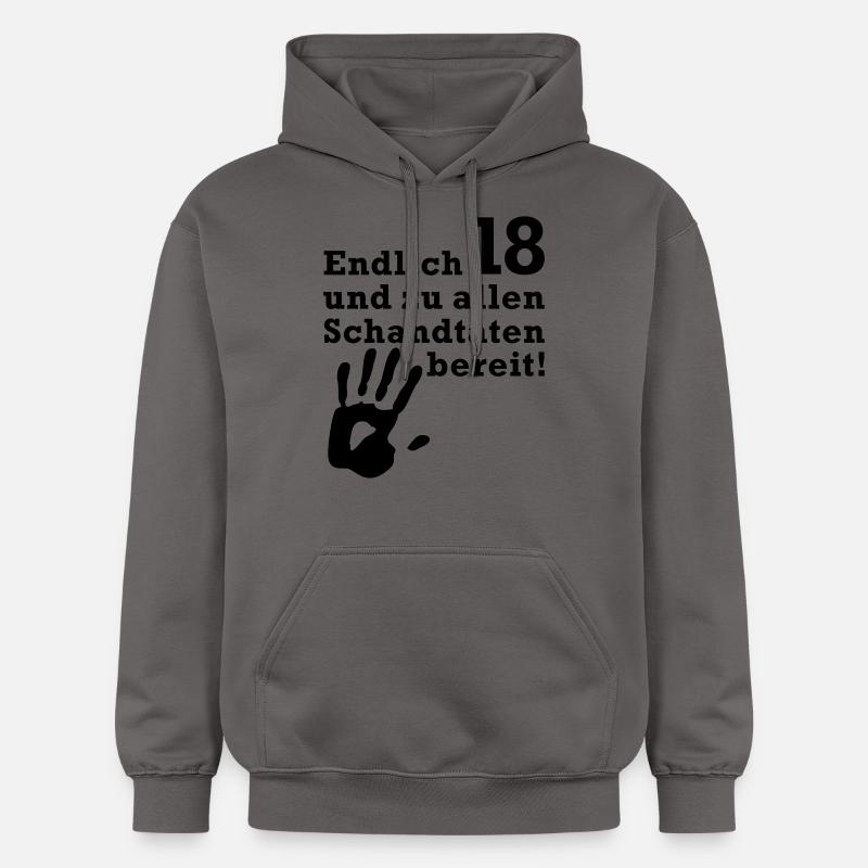 Enfin 18 - Sweat à capuche Softstyle® Gildan Unisexe - gris foncé