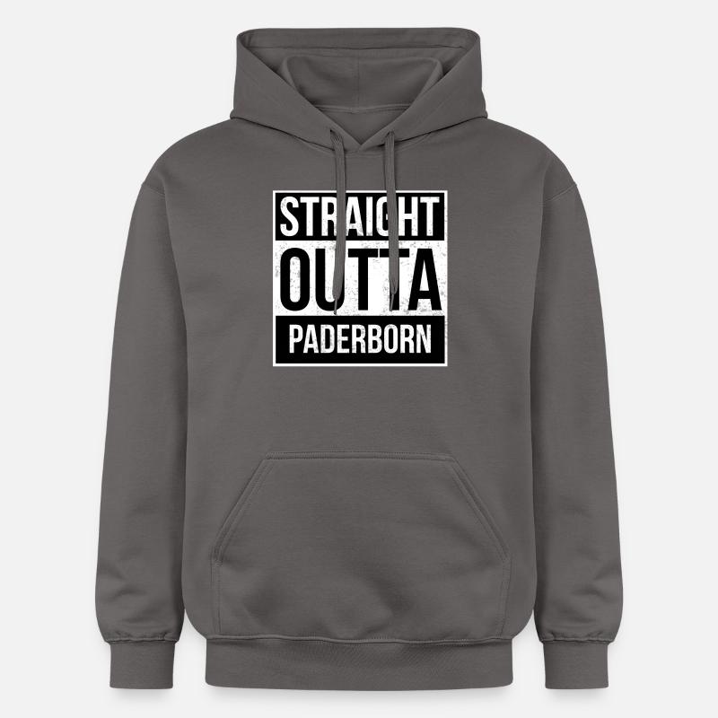 Straight Outta Paderborn - Sweat à capuche Softstyle® Gildan Unisexe - gris foncé