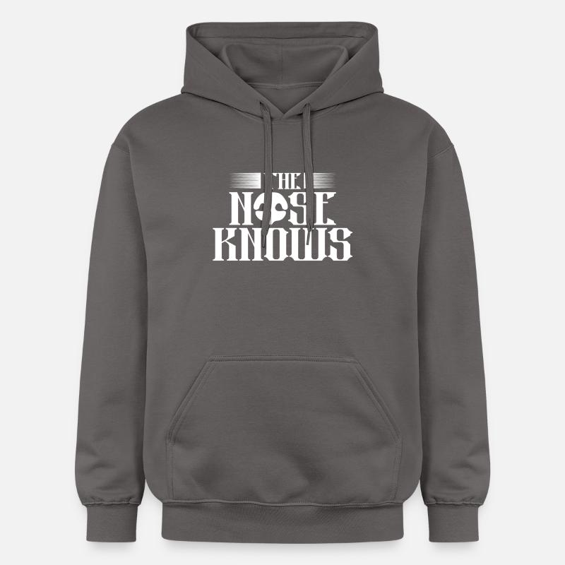 Le nez Knows - Sweat à capuche Softstyle® Gildan Unisexe - gris foncé