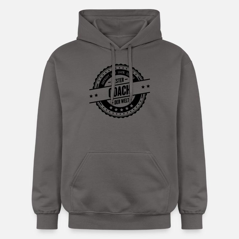 Bester Coach - Gildan Unisex Softstyle® Midweight Hoodie - Dunkelgrau