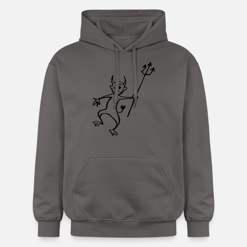 Teufel - Gildan Unisex Softstyle® Midweight Hoodie - Dunkelgrau