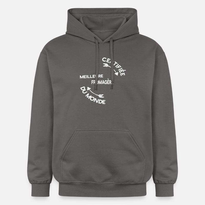 Meilleure Fromagère cadeau noël - Sweat à capuche Softstyle® Gildan Unisexe - gris foncé