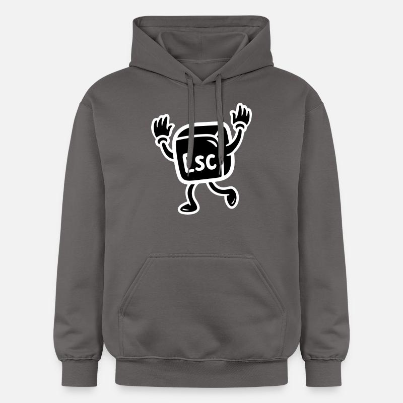 Échapper à nerd - Sweat à capuche Softstyle® Gildan Unisexe - gris foncé