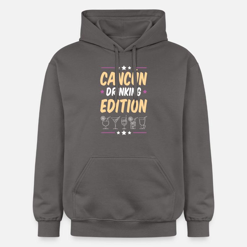 Soirée de beuverie à Cancún - Sweat à capuche Softstyle® Gildan Unisexe - gris foncé