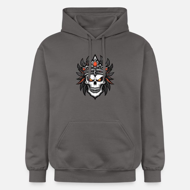 Chef Apache, Indiens morts - Sweat à capuche Softstyle® Gildan Unisexe - gris foncé