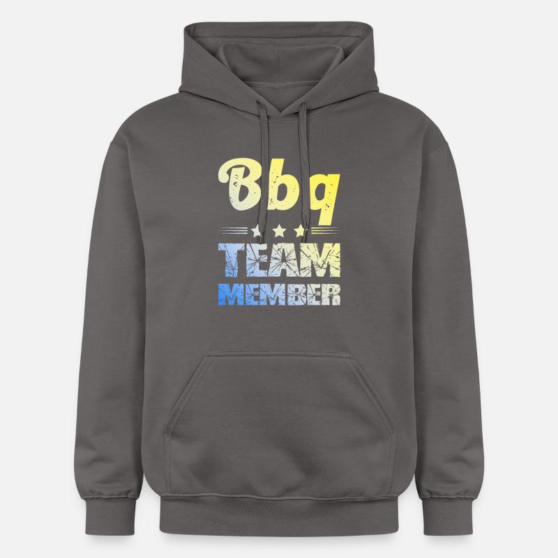 Équipe de barbecue - Sweat à capuche Softstyle® Gildan Unisexe - gris foncé