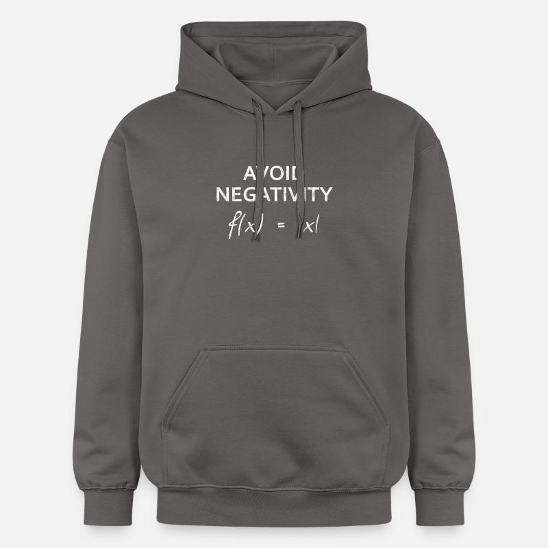 Avoid Negativity - Mathe Design - Gildan Unisex Softstyle® Midweight Hoodie - Dunkelgrau