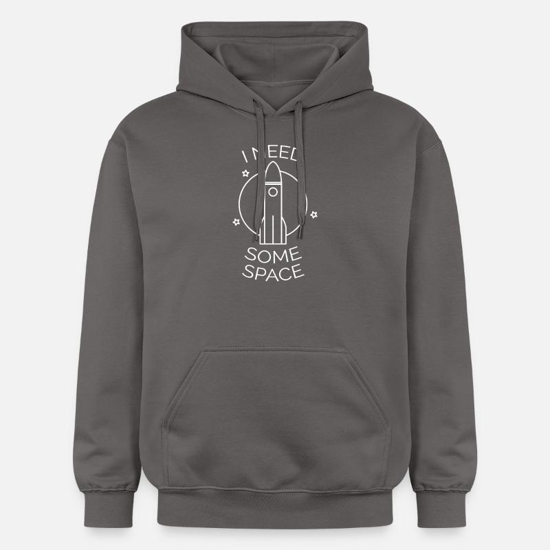 Fusée spatiale cadeau astronaute spatial - Sweat à capuche Softstyle® Gildan Unisexe - gris foncé