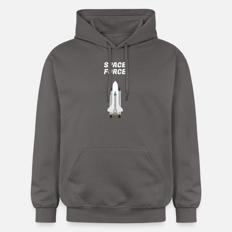 Espace - Sweat à capuche Softstyle® Gildan Unisexe - gris foncé