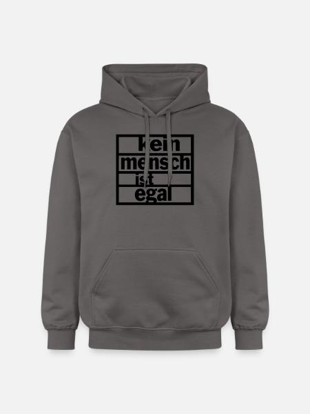 Kein Mensch ist egal - Gildan Unisex Softstyle® Midweight Hoodie - Dunkelgrau