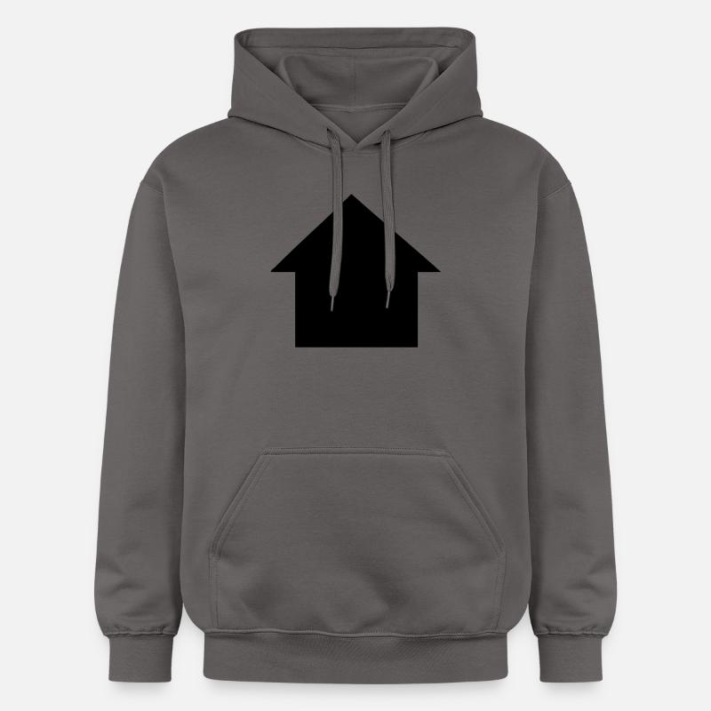 Maison - Flèche - Sweat à capuche Softstyle® Gildan Unisexe - gris foncé