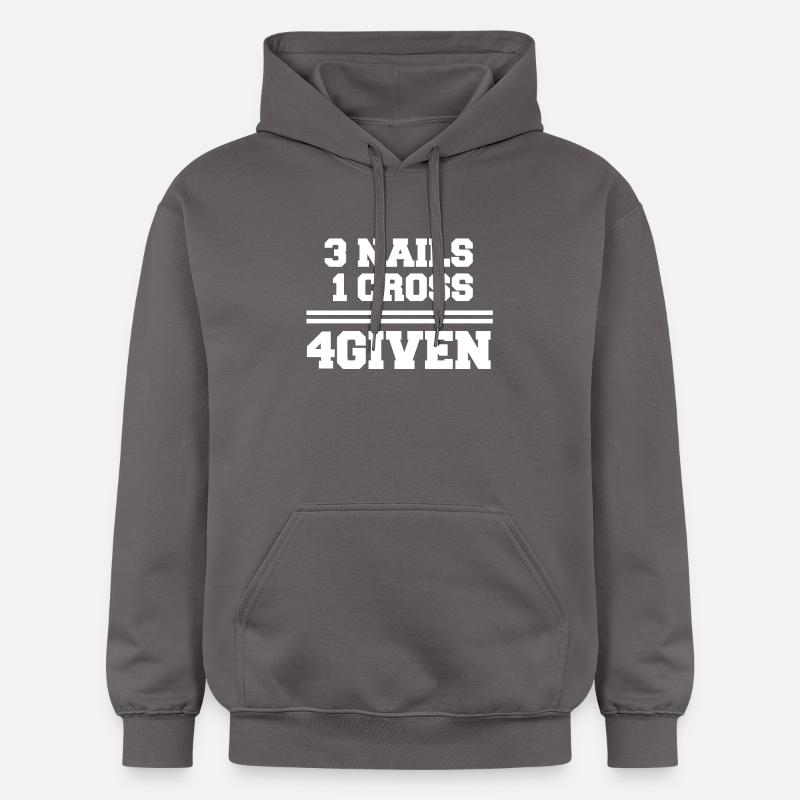 4given 1B - Sweat à capuche Softstyle® Gildan Unisexe - gris foncé