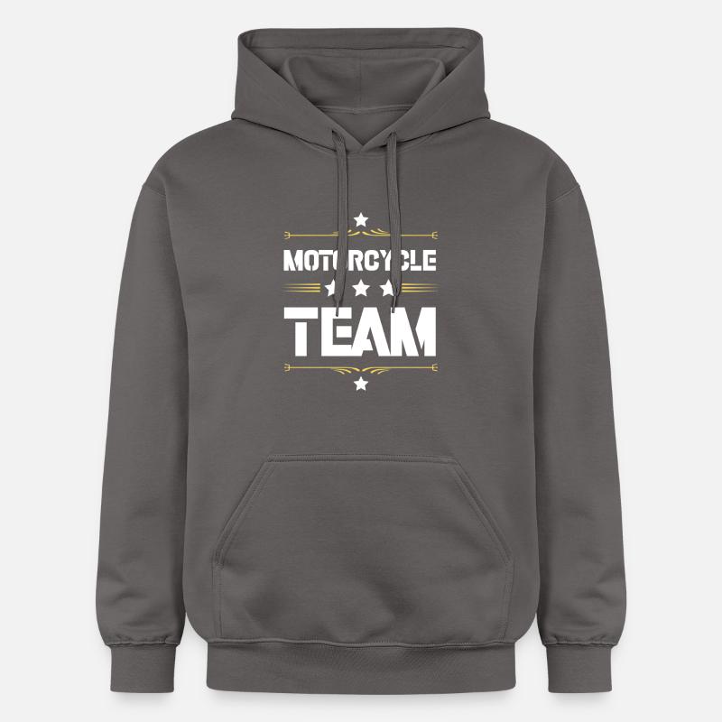 Équipe de motards - Sweat à capuche Softstyle® Gildan Unisexe - gris foncé