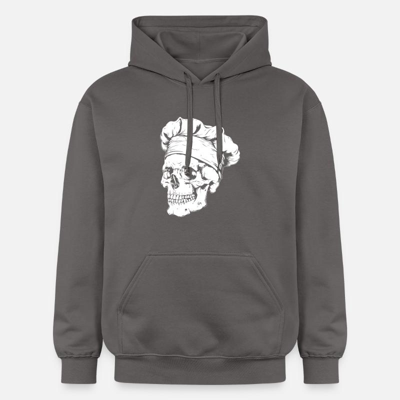 Crâne de chef - Sweat à capuche Softstyle® Gildan Unisexe - gris foncé