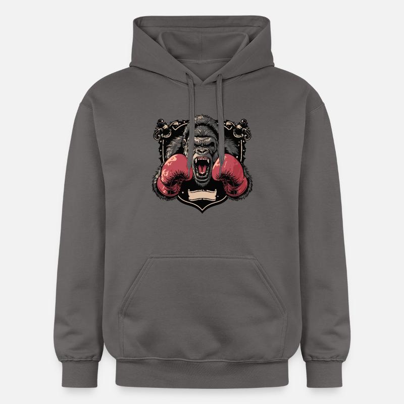 Gorilla Boxer MMA - Sweat à capuche Softstyle® Gildan Unisexe - gris foncé