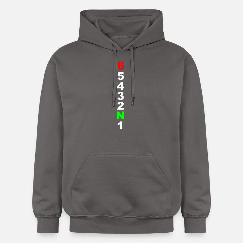 moto - Sweat à capuche Softstyle® Gildan Unisexe - gris foncé