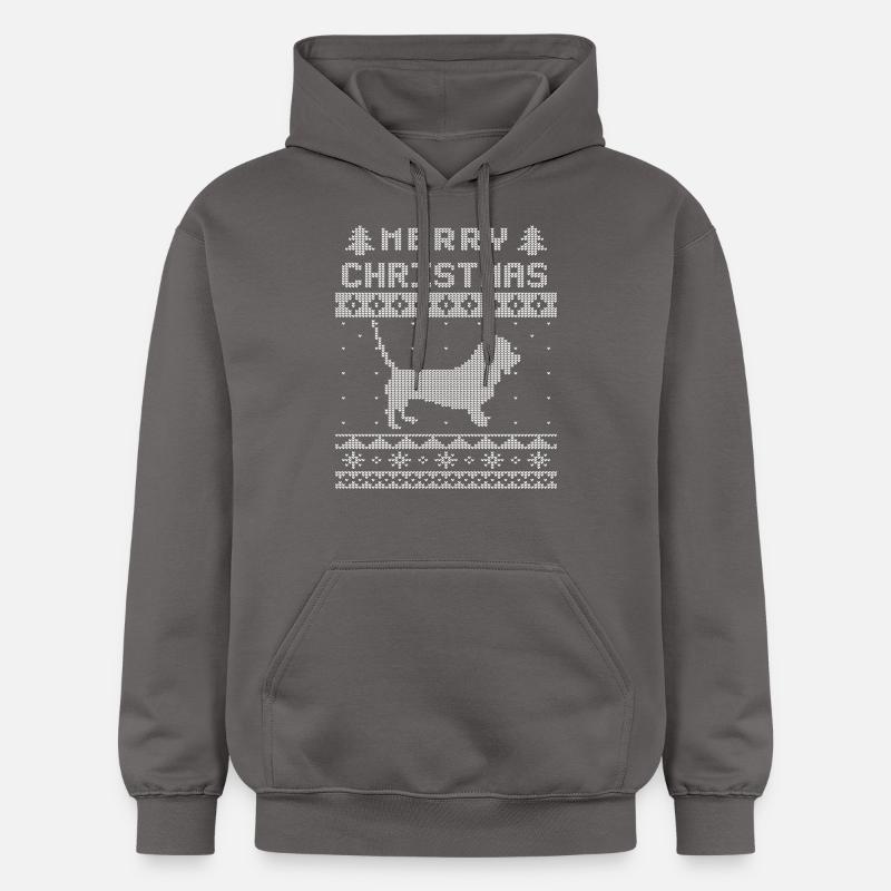 Édition tachetée de Noël moche - Sweat à capuche Softstyle® Gildan Unisexe - gris foncé