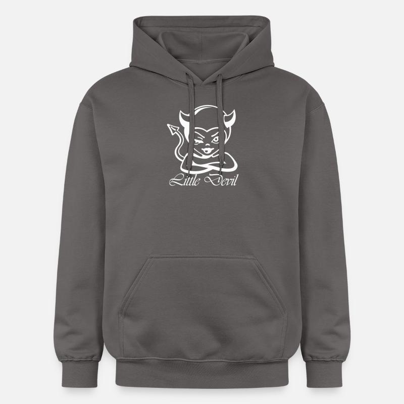 Little devil - Sweat à capuche Softstyle® Gildan Unisexe - gris foncé