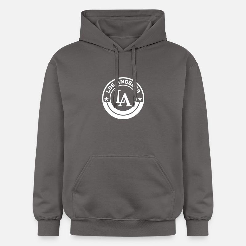 Los Angeles - Sweat à capuche Softstyle® Gildan Unisexe - gris foncé