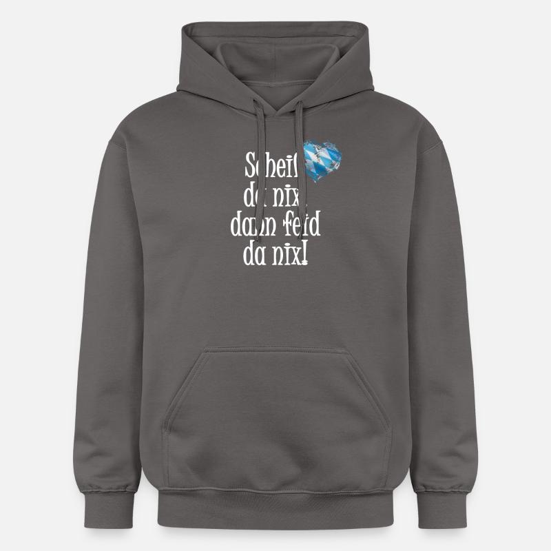 Merde, la Bavière - Sweat à capuche Softstyle® Gildan Unisexe - gris foncé