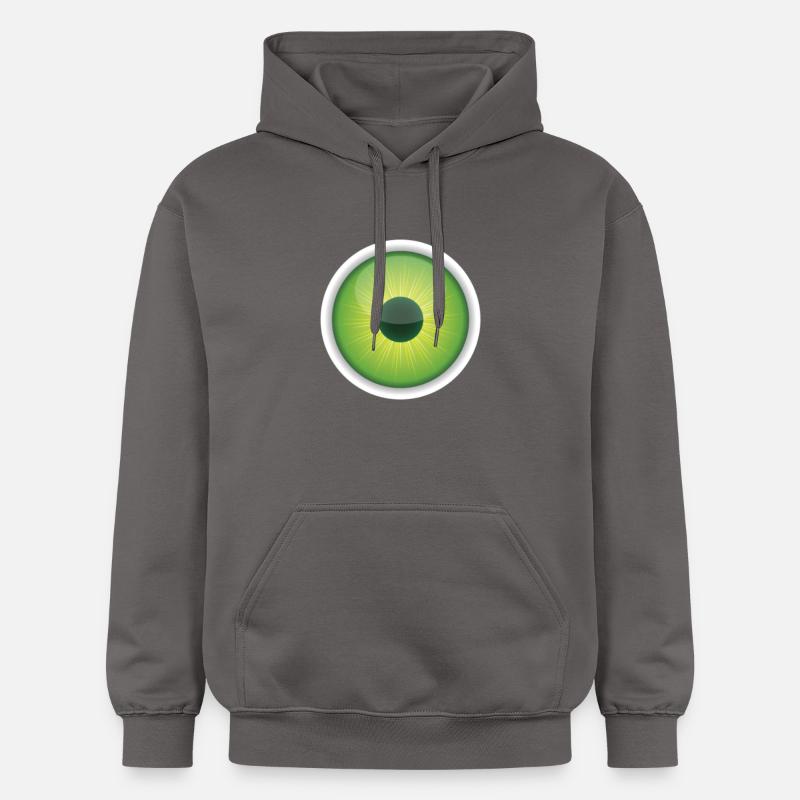 œil - Sweat à capuche Softstyle® Gildan Unisexe - gris foncé