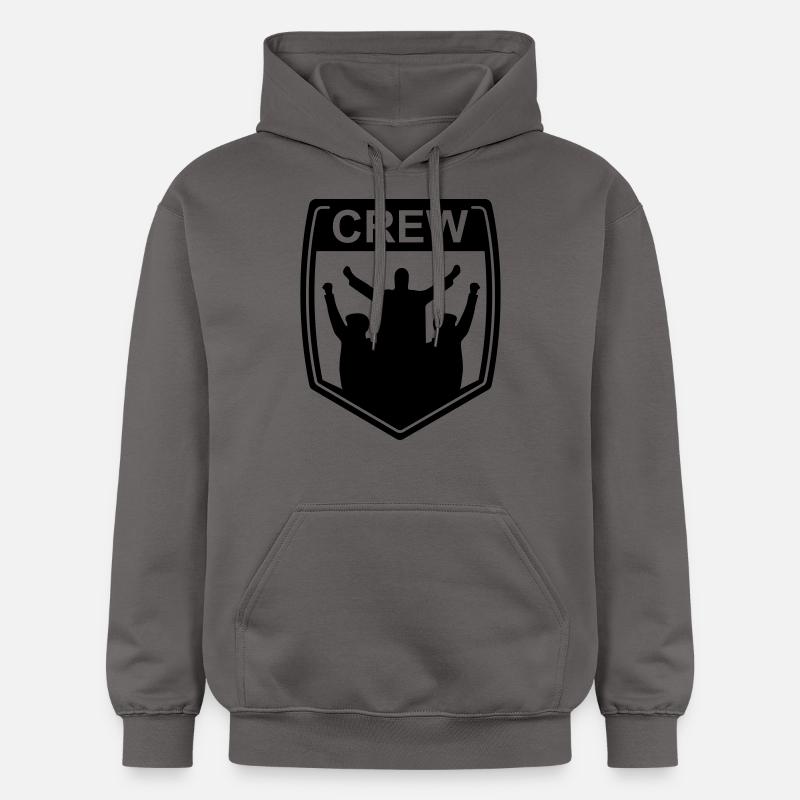 crew - Sweat à capuche Softstyle® Gildan Unisexe - gris foncé