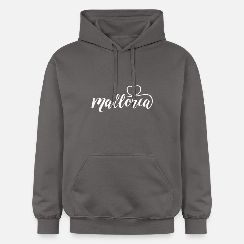 Cœur de Majorque - Sweat à capuche Softstyle® Gildan Unisexe - gris foncé
