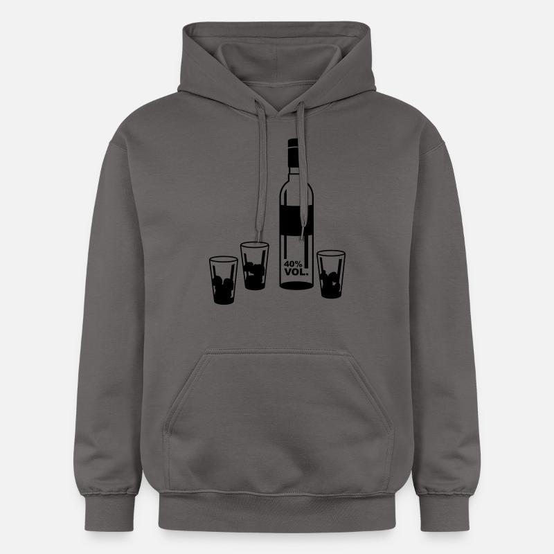 alkohol_f1 - Sweat à capuche Softstyle® Gildan Unisexe - gris foncé