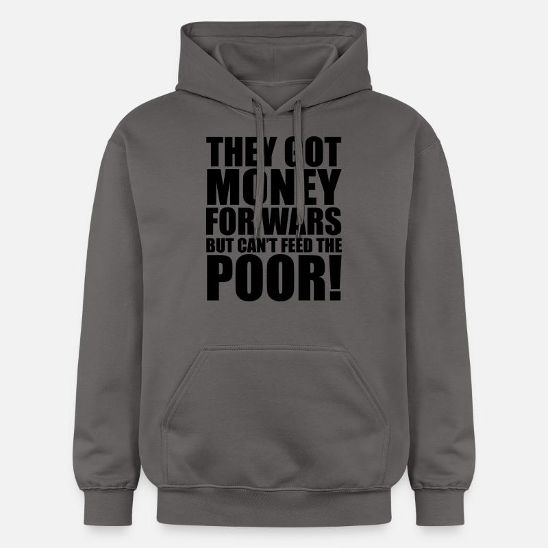 Can't Feed The Poor - Sweat à capuche Softstyle® Gildan Unisexe - gris foncé