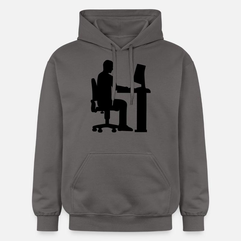 Programmierer - Gildan Unisex Softstyle® Midweight Hoodie - Dunkelgrau