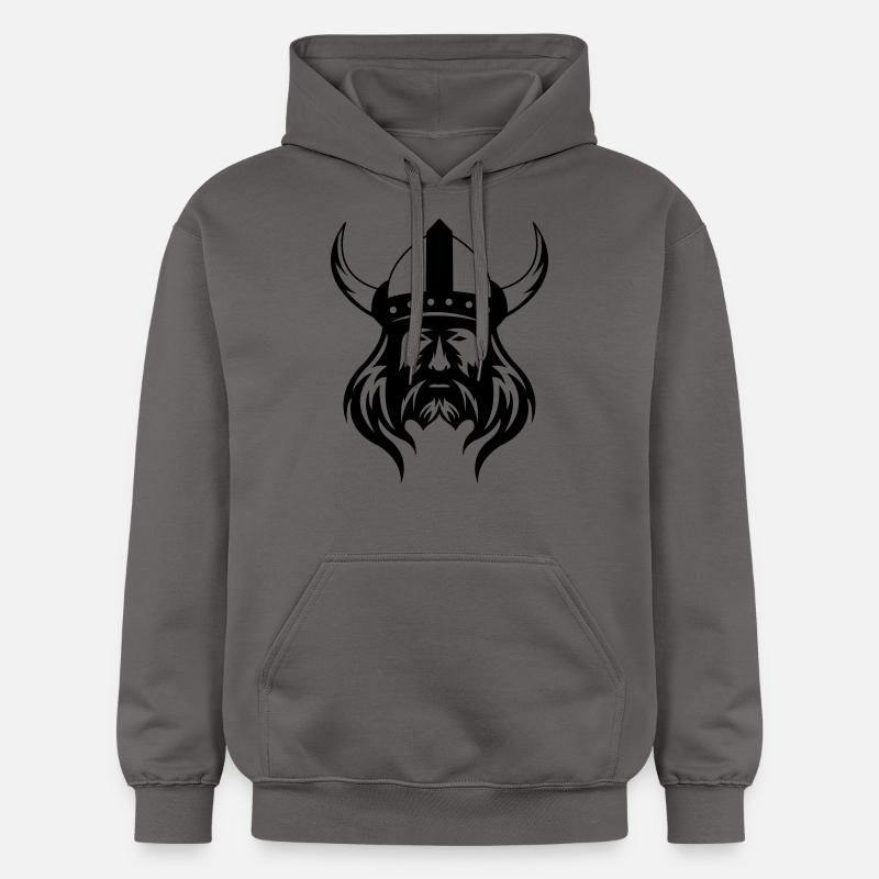 wikinger_01 - Sweat à capuche Softstyle® Gildan Unisexe - gris foncé